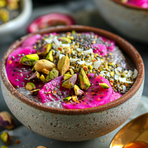 Exotic Passion Dragon Fruit Chia Pudding – NoRegrets.gr
