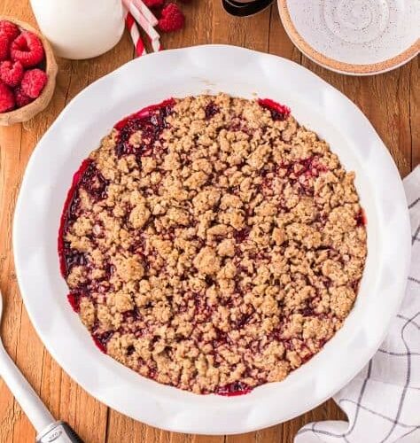Apple crumble